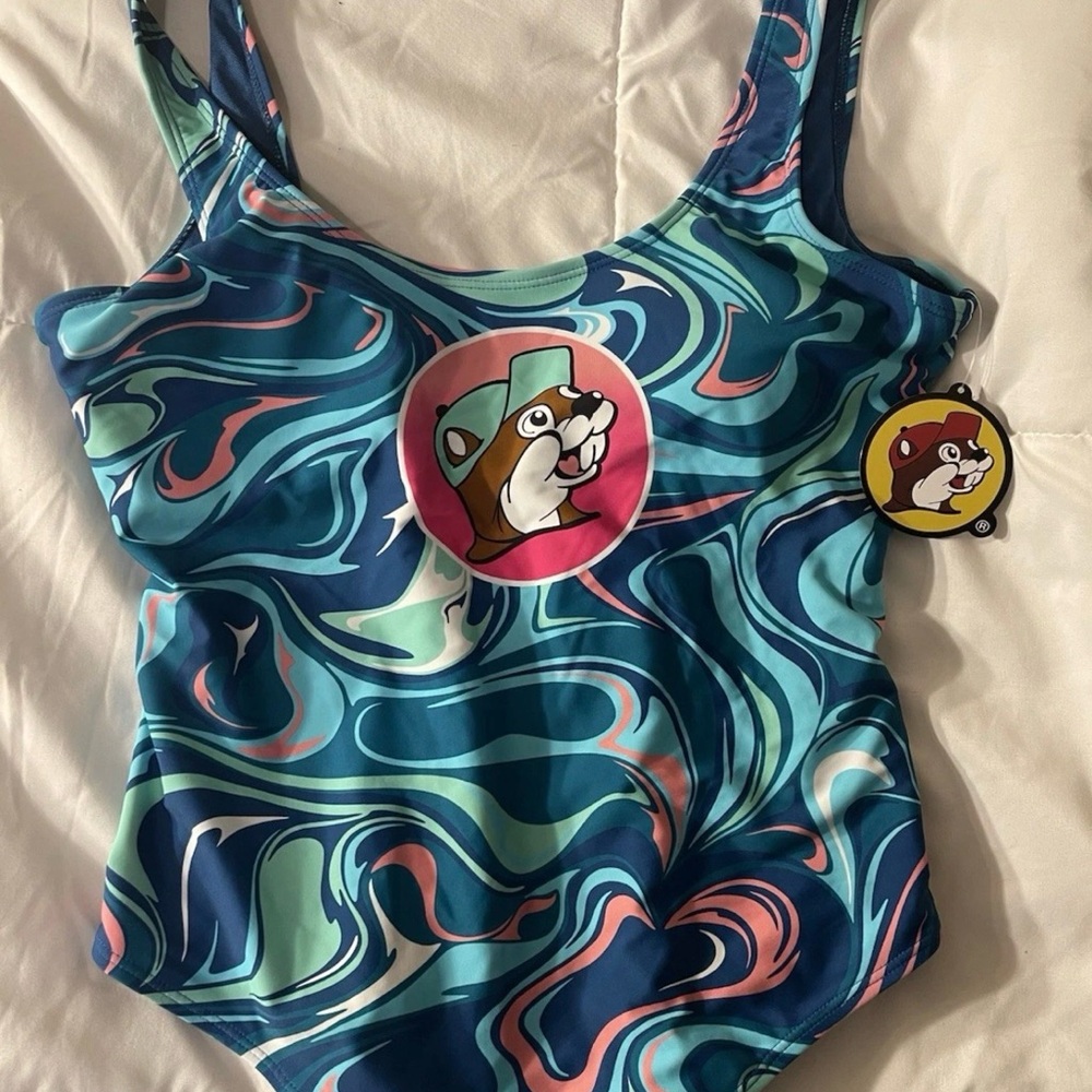 Buc-ee’s Swirl Pattern Swimsuit